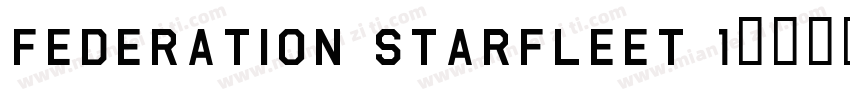 Federation Starfleet 1字体转换